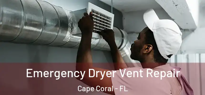 Emergency Dryer Vent Repair Cape Coral - FL