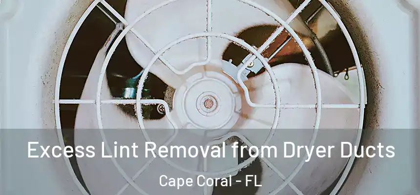 Excess Lint Removal from Dryer Ducts Cape Coral - FL